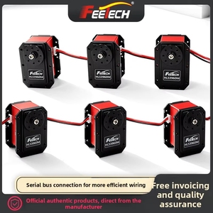 Servomoteur Feite tout métal à engrenages en acier 60KG pour bras robotique à coupelle creuse avec pince à force constante Bus série Chine - Product Image 4