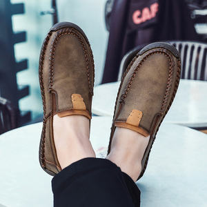 Nouveaux Mocassins Homme Tendance en Cuir de Haute Qualité, Chaussures Décontractées et de Conduite pour Adulte - Product Image 4