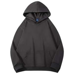 Sweat à capuche ample à col rond et épaules tombantes, imprimé avec logo personnalisé de haute qualité, multicolores, pour hommes et femmes - Product Image 2