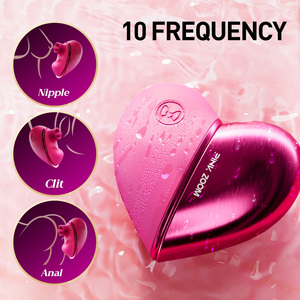 Fabrication Pretty Love Egg Nipple Vibrators Adulte Femme 3D Sexe Fille Utilisation Produits de Massage Langue Bouche Sex Toy Pour Dame - Product Image 6