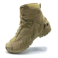 Bottes tactiques pour hommes, bottes d'aventure respirantes, antidérapantes, chaussures de randonnée, d'entraînement, en toile, pour l'alpinisme