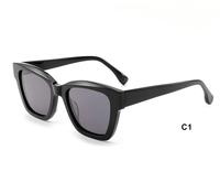 Lunettes de soleil rétro œil de chat en acétate, style décontracté haut de gamme, nouveau modèle, vente en gros d'usine