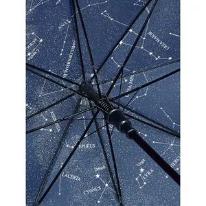 Ombrello regolare con manico in legno AC, merchandising personalizzato - Product Image 5