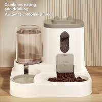 Distributeur automatique intelligent 2-en-1 de nourriture et d'eau pour animaux de compagnie – Gamelle d'alimentation automatique pour chiens et chats