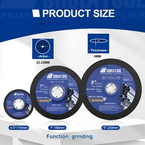 Disque abrasif en résine de 4,5/7/9 pouces pour le débavurage de l'acier inoxydable et de l'aluminium, <span class=keywords><strong>à</strong></span> haute dureté, pour <span class=keywords><strong>meuleuse</strong></span> d'angle - Product Image 4