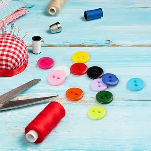 Furuising 180 cái nút chụp bằng nhựa 20mm hỗn hợp hộp đựng đồ thủ công may vá 12 màu để thêu thủ công tự làm - Product Image 4