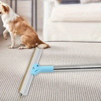 Nouvelle brosse à poils d'animaux écologique, grande, avec manche télescopique, pour nettoyer les tapis, pour chiens, usage domestique