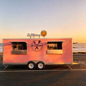 Outdoor Burger Trailer Fast Dessert Food Truck VIN Certified Smoothie Coffee <b>Cart</b> - Product Image 6
