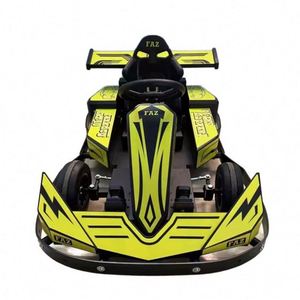 Two-Person Indoor Playground <b>Square</b> Entertainment Equipment <b>Battery</b>-Operated Off-Road Kart Ground Net Bumper Car Racing Drifting - Product Image 2