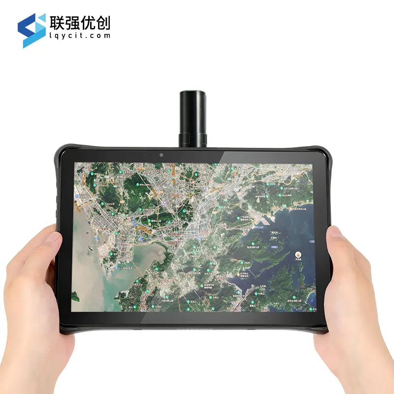 ความแม่นยําสูงระดับเซนติเมตร gps gnss rtk แท็บเล็ตระบบนําทางดาวเทียมระบบแท็บเล็ตอุตสาหกรรมอุปกรณ์มือถือ RTK