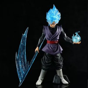 Figurine de dessin animé Dragon Son <span class=keywords><strong>Goku</strong></span> Ball en PVC de 23CM, collection BDZ rad hair avec lumière - Product Image 4