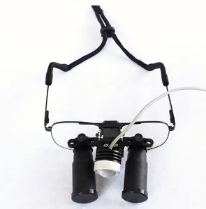 Kacamata pembesar medis portabel dengan lampu LED