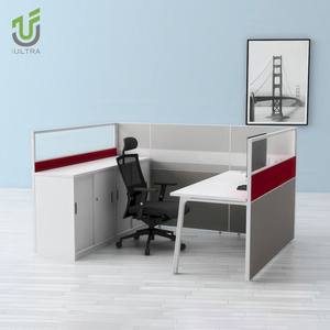 Iultra U รูปร่างของฉันห้องทำงานแบบแยกส่วน, โต๊ะทำงานส่วนตัวเวิร์กสเตชันสำนักงานโต๊ะทำงานที่บ้านสะดวกสบาย - Product Image 6