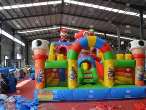 0,55mm Pvc Mobile Playground <span class=keywords><strong>Parque</strong></span> de Atracciones inflable para fiesta al aire libre - Product Image 3