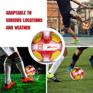 เครื่องยิงลูกฟุต<span class=keywords><strong>บอล</strong></span>แบบธงสเปนงานตามสั่งเย็บเป็นมิตรกับสิ่งแวดล้อม PVC น้ำหนักเบาขนาด4สำหรับการฝึกซ้อมเยาวชนฟุตบอลสำหรับธีม - Product Image 6