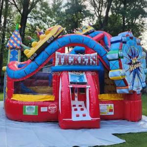 GMY Gonflables Personnalisé Carnaval Parc Gonflable Fun City Hupfburg Gonflable <span class=keywords><strong>Junior</strong></span> Bounce House Slide Amusement Park - Product Image 2