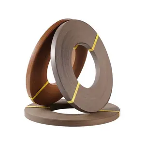 Factory Manufacturer Furniture Accessories Tapa Canto Particleboard Edge Banding Tape Wood Grain PVC Edge Banding