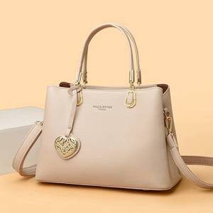 Sac fourre-tout rétro tendance avec fermeture éclair, portable et antivol. Sac à main de luxe pour un usage quotidien. Modèle 6454 - Product Image 3