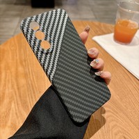 Pour OnePlus Nord 5 Ultra 13T Nord 4 2T CE2 CE3 Lite étui de luxe Kevlar motif en Fiber de carbone PC couverture Anti-chute pare-chocs Funda