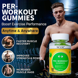 หมากฝรั่งอาหารเสริมสมุนไพรสำหรับผู้ใหญ่ B12วิตามินและครีเอตินโมโนไฮเดรตสำหรับออกกำลังกายโลโก้ตามสั่ง - Product Image 4