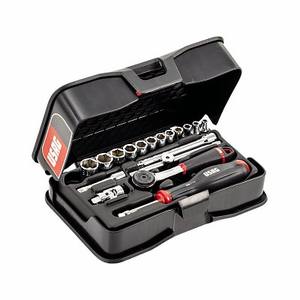 Juego de llaves de vaso de 606 piezas de 1/4 de pulgada con carraca y extensiones para reparación automotriz - Product Image 1