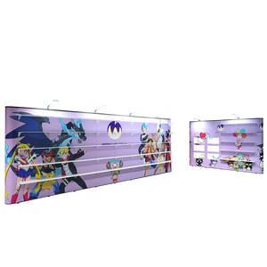Custom Cartoon Foldable Popup Exhibition Wall Stand Portable <strong>Pop</strong> <strong>up</strong> <strong>Display</strong> Stand for Retail - Product Image 2