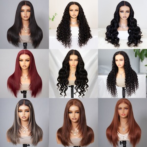 Peluca de Cabello Humano con Ondas Suaves sin Pegamento para Mujeres Afroamericanas, Lista para Usar, con Frente de Encaje Pre-cortado - Product Image 5