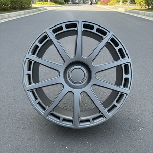 Jantes forgées personnalisées, design classique noir mat avec plusieurs rayures, 18-22 pouces pour Defender, BMW, Benz - Product Image 5