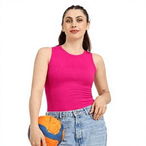 Women's <b>Racerback</b> <b>Tank</b> <b>Top</b> Lightweight Breathable Athletic Workout Running Gym Fitness Sleeveless Activewear Shirt Moisture - Product Image 1