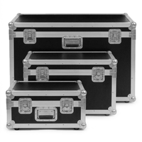 Valise de transport robuste en aluminium pour œuvres d'art, design luxueux, protection antichoc en nylon, compartiments modulaires