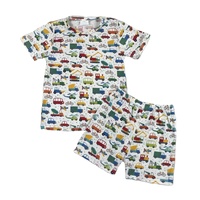 Pyjamas pour enfants en bambou doux, deux pièces, parfaits pour dormir à la maison, vêtements pour enfants colorés