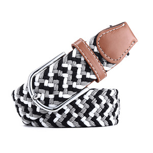 Cinto de Tecido Trançado Elástico Fashion para Mulheres e Homens, Cinto Casual com Fivela de Pino - Product Image 5
