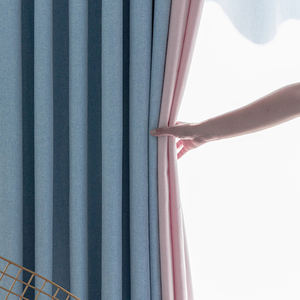 Rideaux occultants en tissu à œillets <span class=keywords><strong>de</strong></span> luxe écologiques en gros pour fenêtres françaises et salons, isolation phonique - Product Image 4