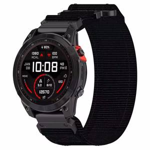 <span class=keywords><strong>Correa</strong></span> de Reloj de Nailon de <span class=keywords><strong>26</strong></span> 22 mm de Liberación Rápida para Garmin Fenix 7 7X 7S Pro 6X 5X/Epix Pro Gen2 51 mm 47 mm Forerunner 955 965 - Product Image 1