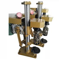 Machine de scellage de bouchon à vis en aluminium rop Semi-automatique pour bouteille en verre