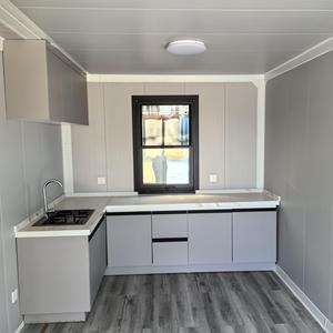 Maison conteneur moderne extensible de 40 pieds <span class=keywords><strong>sur</strong></span> 20 pieds, 5 chambres, préfabriquée, étanche, petite maison à vendre, idéale pour salle à manger, cour, ou usage scolaire - Product Image 6
