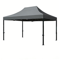 Tente de salon professionnelle personnalisée à double ouverture pour publicité extérieure, en tissu Oxford avec couverture en PVC, résistante aux UV et imperméable