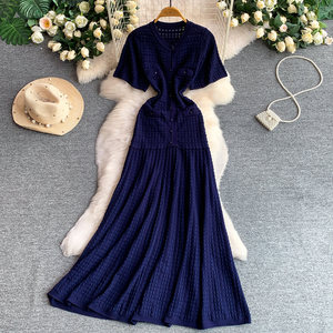 Elegante <span class=keywords><strong>Vestido</strong></span> Midi <span class=keywords><strong>de</strong></span> Punto Marrón, Manga Corta, Cierre <span class=keywords><strong>de</strong></span> Botones, Corte en A, Vestidos Casuales <span class=keywords><strong>de</strong></span> <span class=keywords><strong>Fiesta</strong></span> <span class=keywords><strong>para</strong></span> <span class=keywords><strong>Mujer</strong></span> - Product Image 3