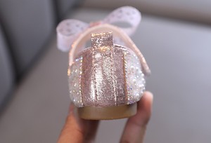 <span class=keywords><strong>Scarpe</strong></span> Casual da <span class=keywords><strong>Bambina</strong></span>, Ballerine con Fiocco e Paillettes, <span class=keywords><strong>Scarpe</strong></span> in Pelle per Spettacoli, Nuova Collezione Primavera Estate 2023 - Product Image 4