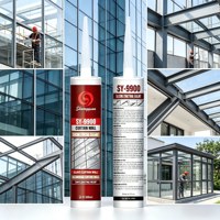 Pegamento Estructural de Silicona Neutro de Alta Elasticidad, Impermeable y Resistente a la Intemperie para Sellado de Paneles Solares