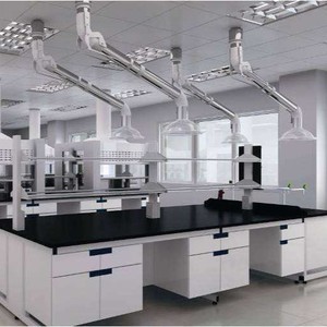 Mesa de Trabajo de Acero para Laboratorio con Superficie de Granito de 18 mm, Resistente a Impactos y Altas Temperaturas, para Uso en Laboratorios Escolares - Product Image 3