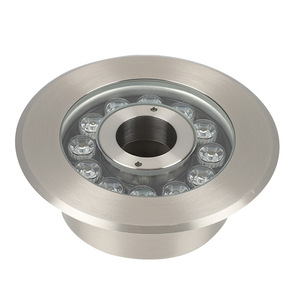 Projecteur LED rond en acier inoxydable pour fontaine, étanche IP68, blanc neutre 4100K, DC 12V, Ra80, garantie 3 ans pour installations aquatiques - Product Image 5
