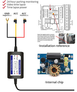 Nouvelle caméra embarquée double 2025 UHD 4K+1080P avec GPS WiFi, enregistrement <span class=keywords><strong>avant</strong></span> et <span class=keywords><strong>arrière</strong></span>, vision nocturne, contrôle par application - Product Image 6