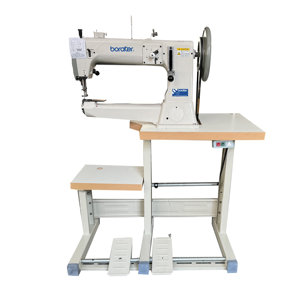 Máquina de Coser Industrial de Alta Velocidad B-441 de Una Sola Aguja, de Alta Resistencia, con Alimentación Compuesta, Puntada Recta, Base Cilíndrica y Operación Electrónica - Product Image 2
