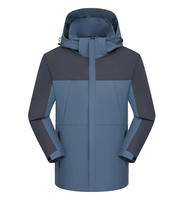 Veste coupe-vent unisexe YZ personnalisable avec logo, respirante, imperméable, à col montant zippé et capuche, idéale pour la randonnée et l'alpinisme