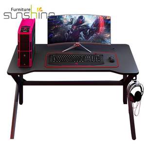 Escritorio y silla para computadora <span class=keywords><strong>de</strong></span> juegos organizados por fábrica con metal ligero RGB plegable para oficina en casa - Product Image 4