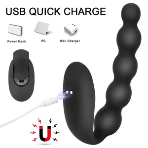 Massaggiatore Anale Vibrante con 10 Modalità di Vibrazione, Giocattolo Anale in Silicone per Uomini, Donne e Coppie - Product Image 5