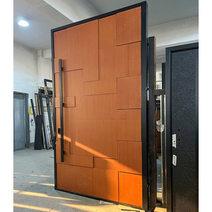 Puertas de Entrada Principales de Diseño Moderno, Originales de Fábrica, Puertas Exteriores de Entrada Frontal, Puertas Pivotantes Externas de Acero Inoxidable - Product Image 5