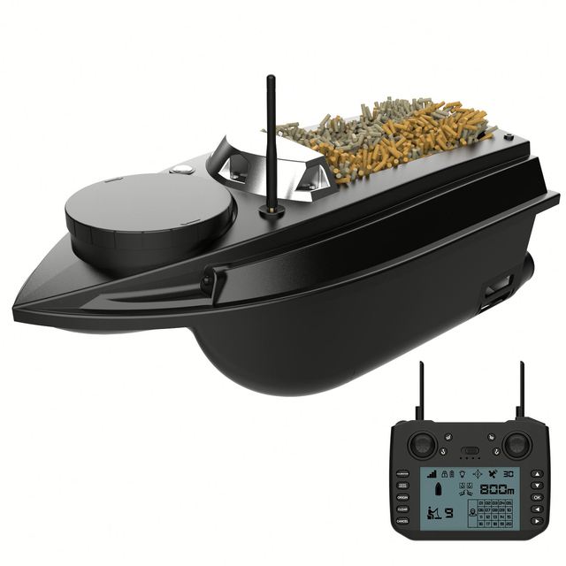 Flytec V030 High Speed 3KG Capacity Dual Middle Tanks 12V GPS RC Bait Boat for Carp Fishing With 180 Storage GPS Points