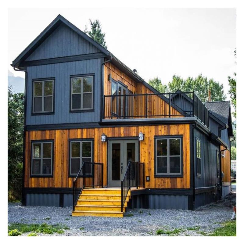 Высокое качество 2 этаж дома контейнерного типа сборный дом с доставкой в роскошный дом контейнер Ван Дом 40Ft Филиппины